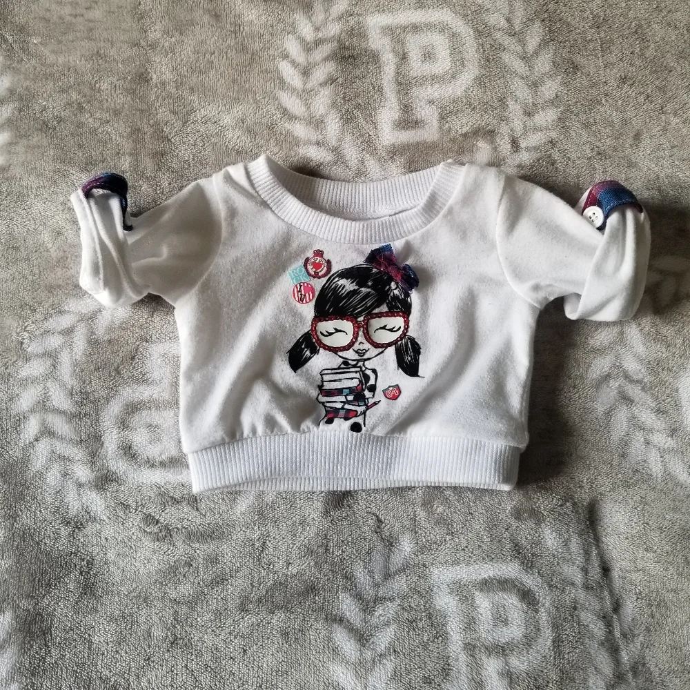 Build A Bear Workshop Shirt Justice Clothes Accessory Graphic Tee Girl